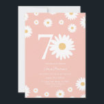 Pink Daisy 70th Birthday Invitation<br><div class="desc">🌼 Célébrez un grand jalon avec notre 70e Invitation anniversaire de marguerite! 🎉 Parfait pour honorer le 70e anniversaire d'un être aimé, cette invitation super présente de belles marguerites et une calligraphie élégante. Personnalisez-le avec tous les détails de la fête pour créer une célébration mémorable et unique. Faites de cet...</div>