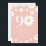 Pink Daisy 90th Birthday Invitation<br><div class="desc">🌼 Célébrez un grand jalon avec notre 90e Invitation anniversaire de marguerite! 🎉 Parfait pour honorer le 90e anniversaire d'un être aimé, cette invitation super présente de belles marguerites et une calligraphie élégante. Personnalisez-le avec tous les détails de la fête pour créer une célébration mémorable et unique. Faites de cet...</div>