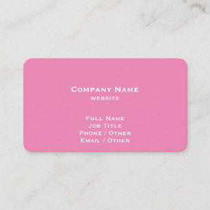 Pink Dandelion Carte de visite
