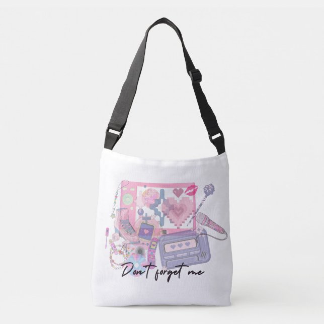 Pink Dreams – Don’t Forget Me Nostalgic Tote Bag (Devant)
