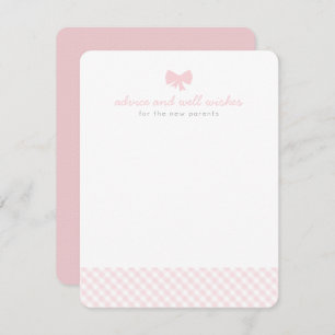 Pink en vichy conseil bien souhaits baby shower ca