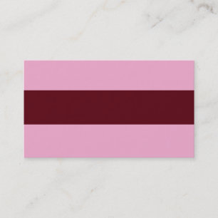 Pink et Carte de visite Brown AJUSTABLES