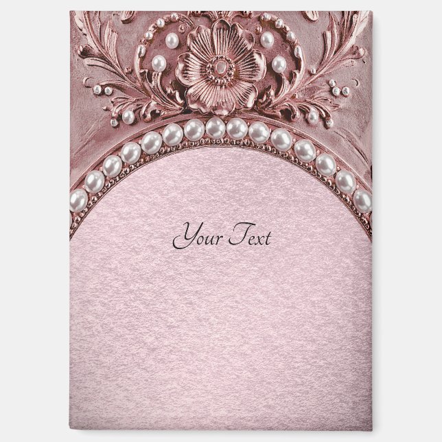 Pink Flower Magnet (Recto)