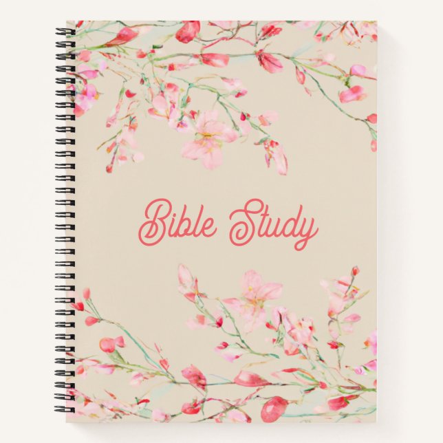 Pink & Fuchsia Bible Study Journal (Devant)