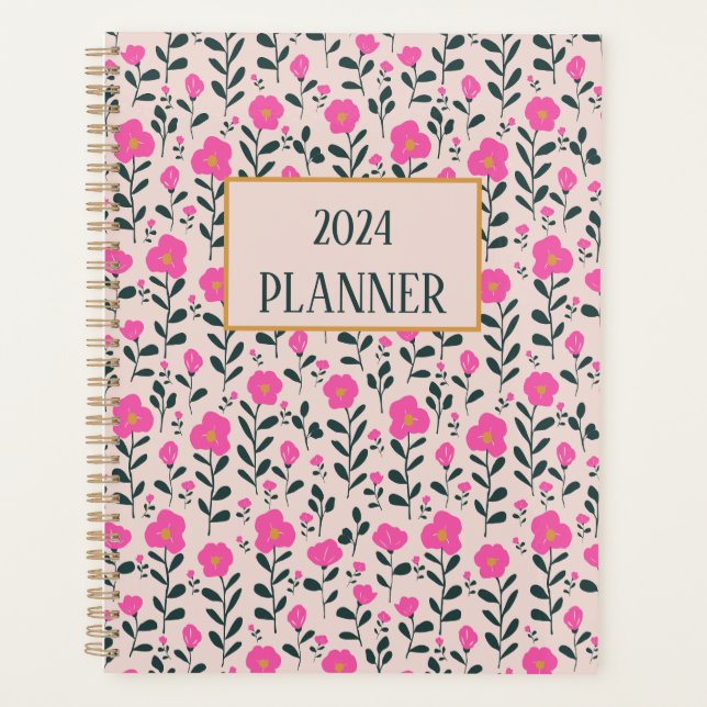 Pink Garden Serenade Planner (Devant)