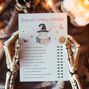 Pink Ghost Little Boo Devine qui maman ou papa jeu