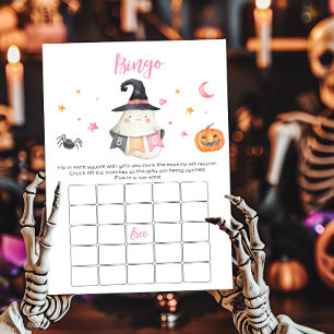 Pink Ghost Little Boot Baby shower Bingo Jeu