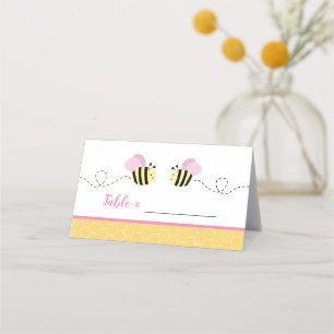 Pink Girl Bumble Bee Placer les cartes