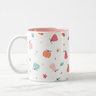 Pink Halloween mignon Citrouille café Mug