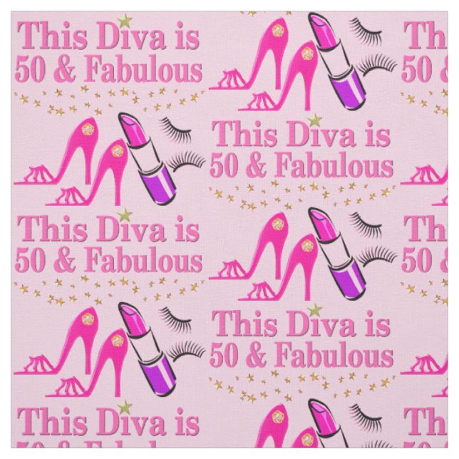 PINK HAPPY 50E TISSU DIVA FABULEUX (Échantillon)