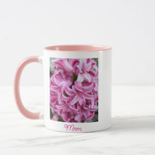 Pink Hyacinth Flowers Maman Mug