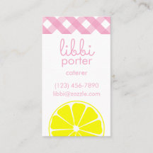 Pink Lemonade Business ou Cartes de contact