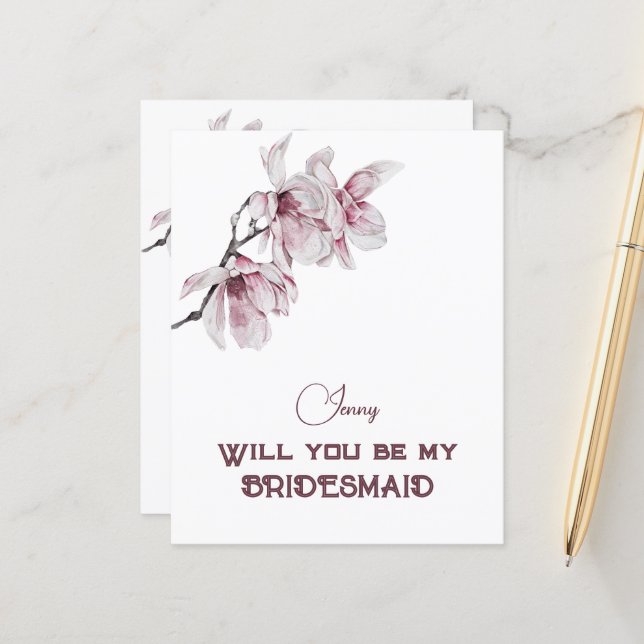 Pink Magnolias Seras-Tu Ma Femme D'Accueil (Devant/Arrière en situation)