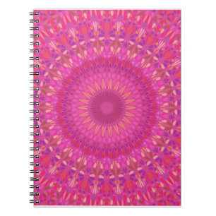PINK MANDELA SPIRAL NOTEBOOK / JOURNAL