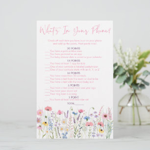 Pink Meadow Fleurs sauvages Ce qui est dans votre