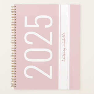 Pink Modern Bold Simple Stripe Personnalisé 2025