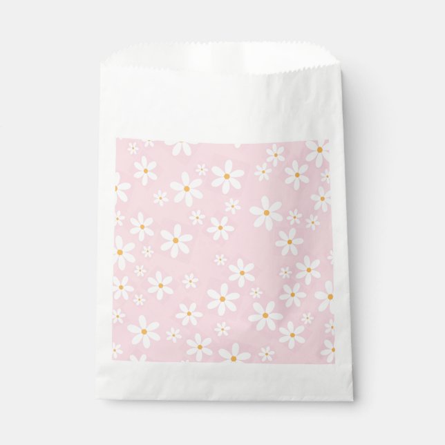 Pink Pastel Daisies Favoriser Les Sacs (Devant)
