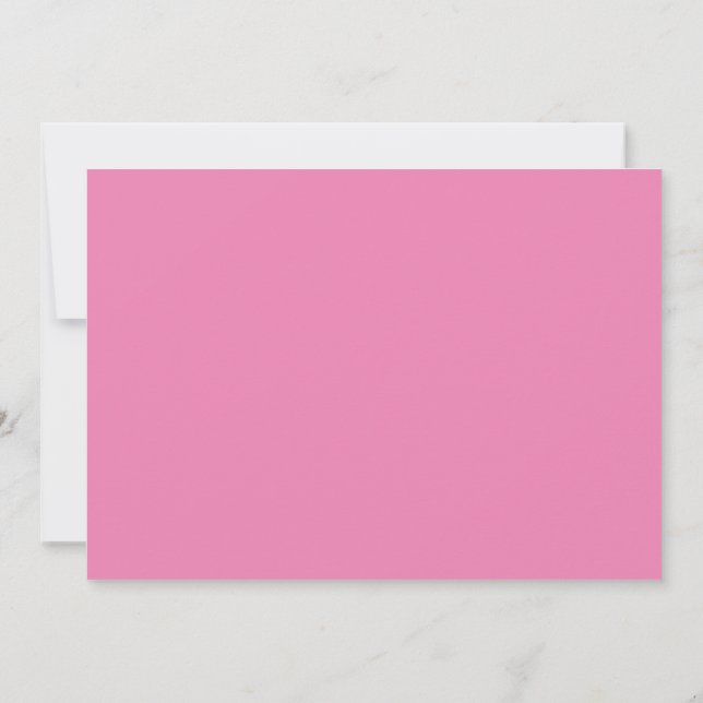 Pink Purple et Lavender Invitation d'anniversaire (Dos)