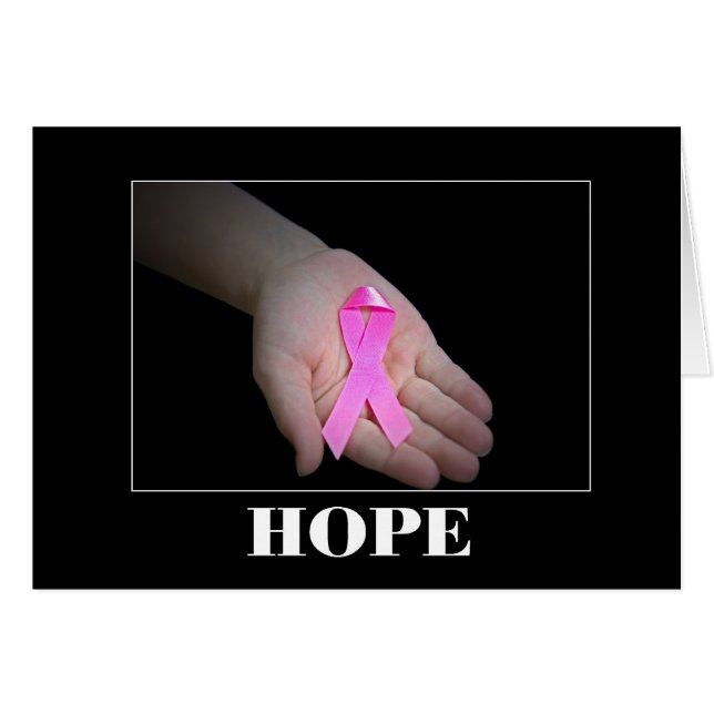 Pink Ribbon Cancer du sein espoir (Devant Horizontal)