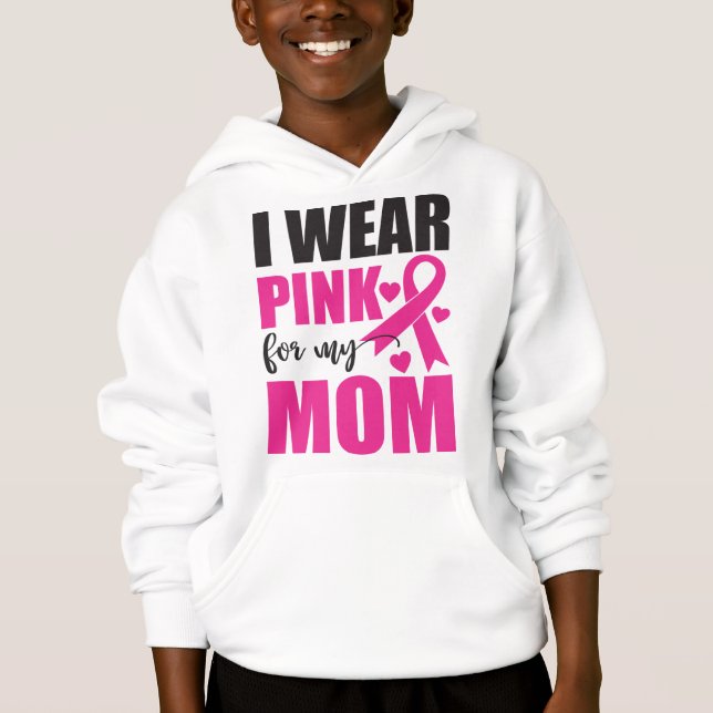Pink Ribbon Maman Fighter Guerrier Cancer du sein (Devant)