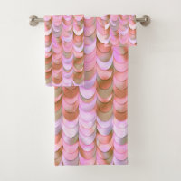 Pink Rose Gold Iridescente Sirène Parties scintill