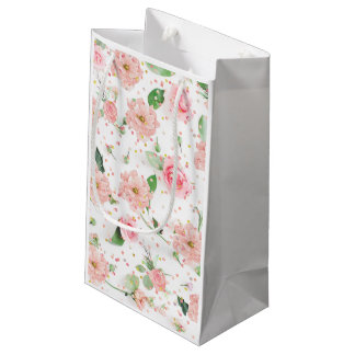 Pink Rose Paradise Petit sac cadeau