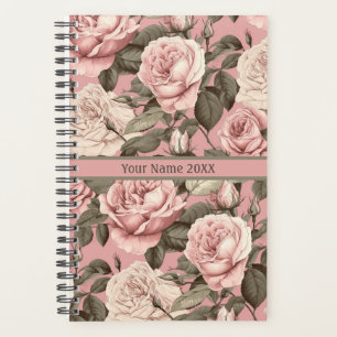 Pink Rose Planner