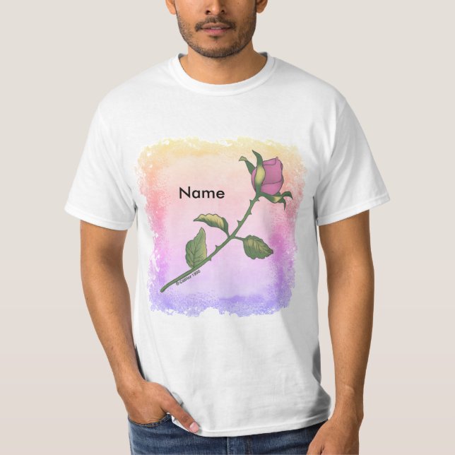 Pink Rose  t-shirt (Devant)