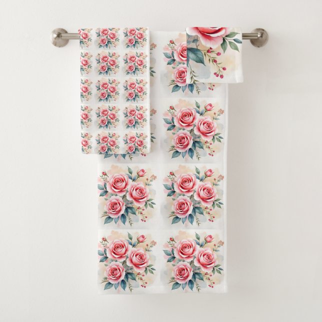 Pink Roses Beautiful Luxury Modern Collection (En situation)