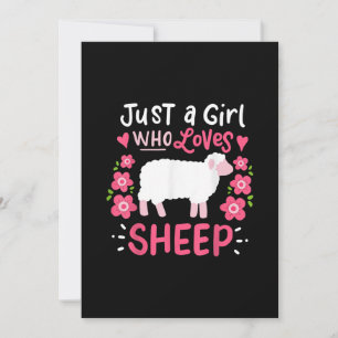 Pink Sheep   Just A Girl Who Loves Sheep Venin
