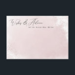 Pink Splash Minimalist Wings & Conseils Cartes<br><div class="desc">Ce magnifique design présente une aquarelle et un titre de script. Customisez le texte sur le formulaire modèle. Sélectionnez l'option à customiser pour modifier les styles de texte.</div>