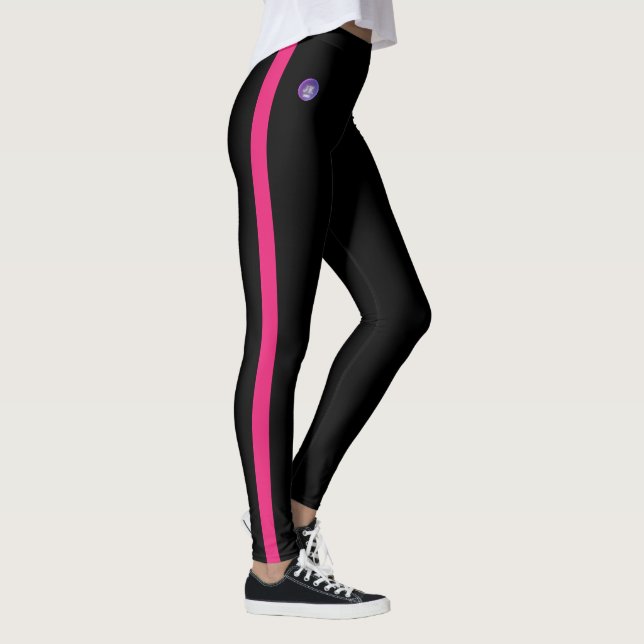 Pink Striped Two Sides Leggings JK 2022 (Droite)