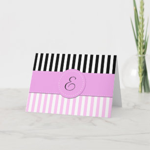 Pink stripes, black stripes, lignes, monogram