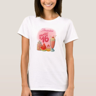 Pink Sweet Sixteen Tshirt