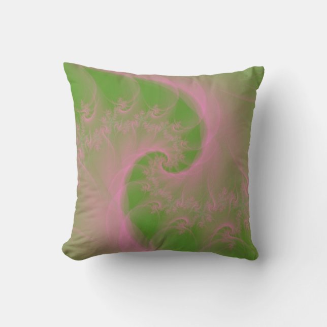 Pink Twist sur les Coussins verts (Recto)