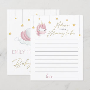 Pink Unicorn Stars Baby shower Conseils pour New M