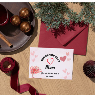 Pink Watercolor Bonne carte de voeux pour la fête