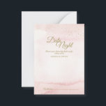 Pink Watercolor Gold Type Date Carte de conseil de<br><div class="desc">Cette Pink Watercolor Gold Type mariage date de nuit carte conseil présente un design élégant mais minimaliste et polyvalent. Les nuances de corail, de pêche, de rougissement, de mauve et de rose poussiéreux dans l'aquarelle rose peinte évoquent un lever ou un coucher de soleil, agrémenté d'une parties scintillant d'or minimale...</div>