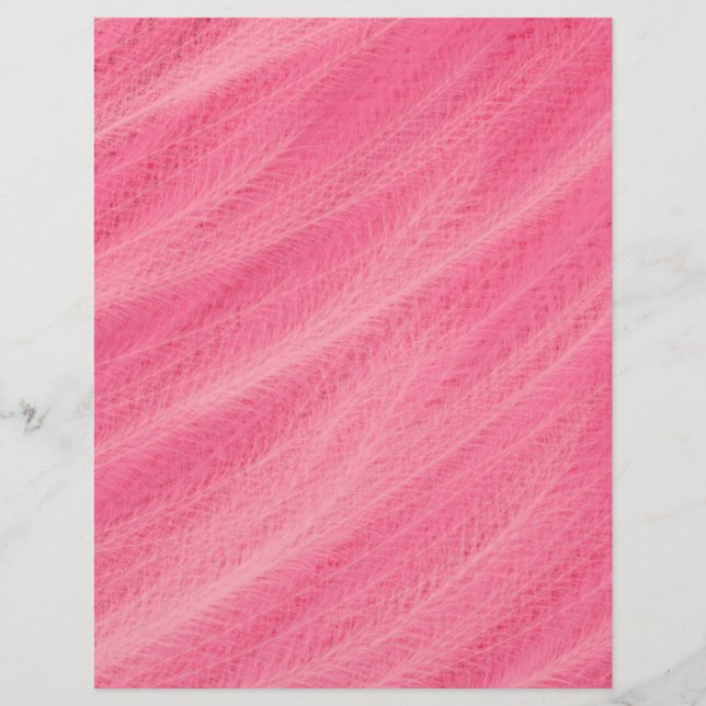 Pink Wheat Fields Scrapbook Paper 2-Sided Page (Devant)