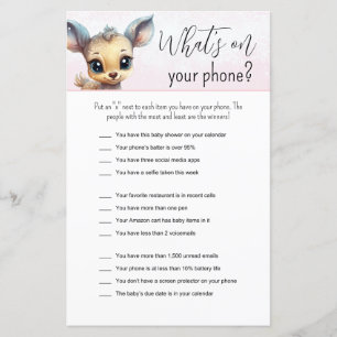 Pink Winter Girl Baby shower amusant jeu