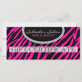 Pink Zebra Imprimer Cheveux et cadeau de beauté