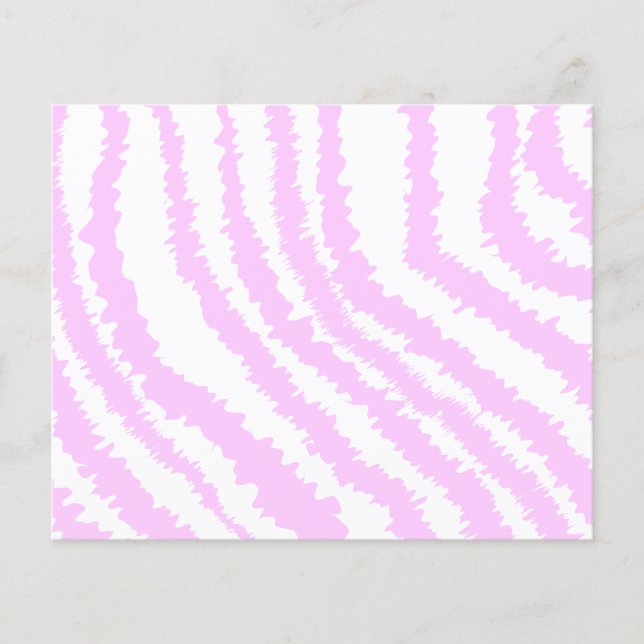 Pink Zebra Print, Motif animal. (Devant)