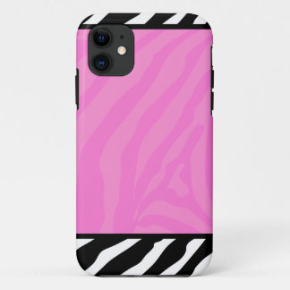 Pink Zebra Stripe tendance iPhone 5 Coque