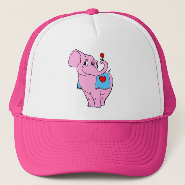 Pinky doux avec Casquette Rose (Devant)