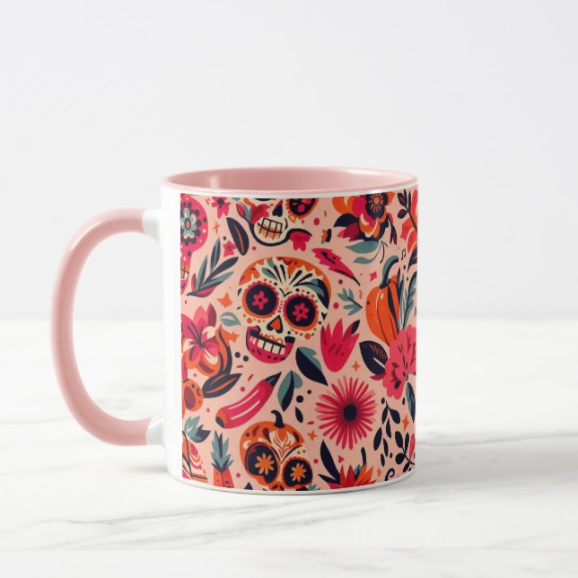 Pinky Mexican Art Mug (Gauche)