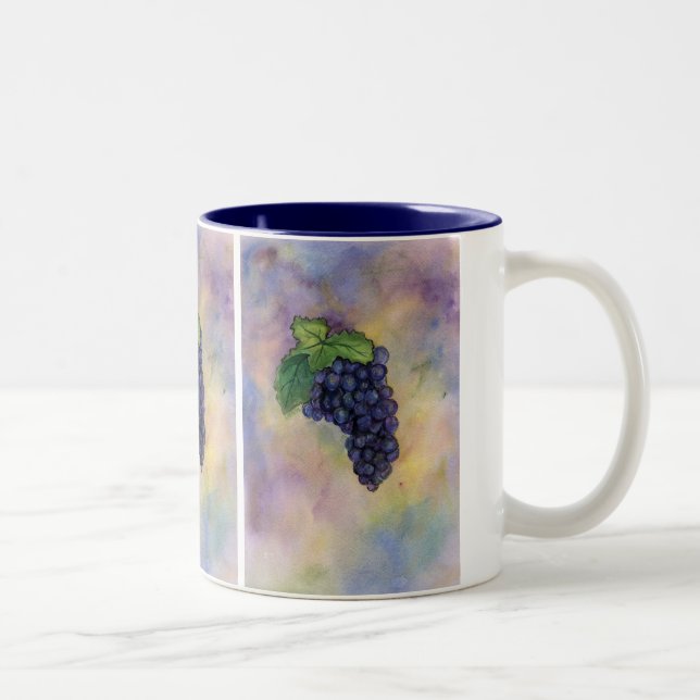 Pinot Noir Vin Raisins Mug (Droit)