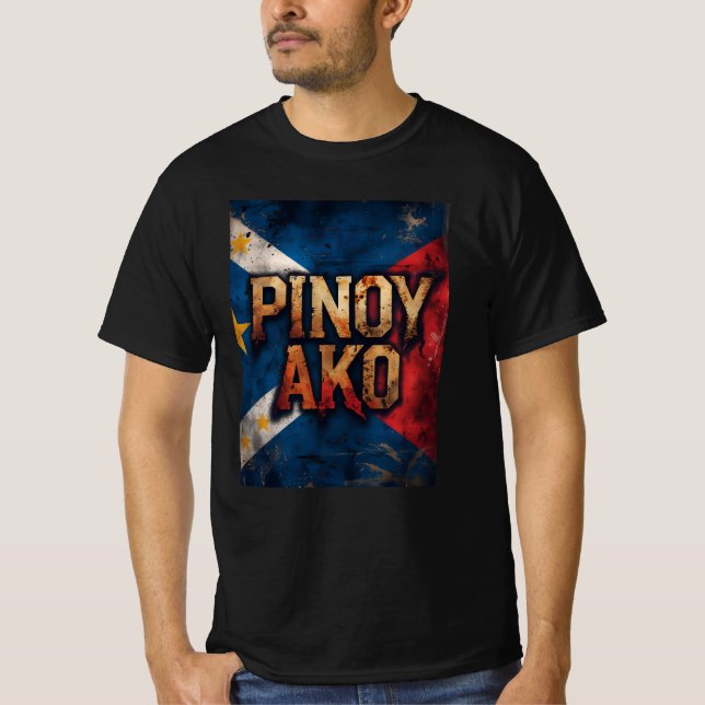 Pinoy Ako Philippines Pride T-Shirt (Devant)