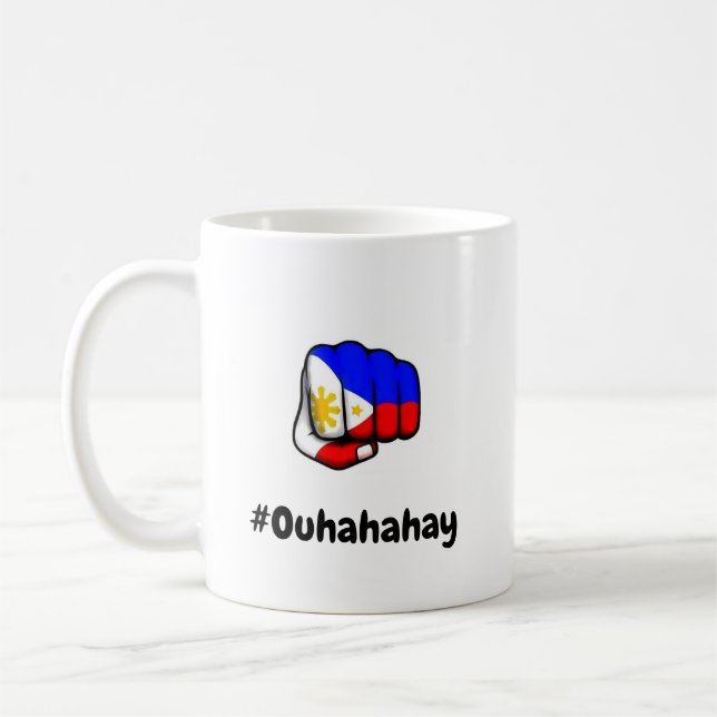 Pinoy Fist Pump Flag Mug (Gauche)