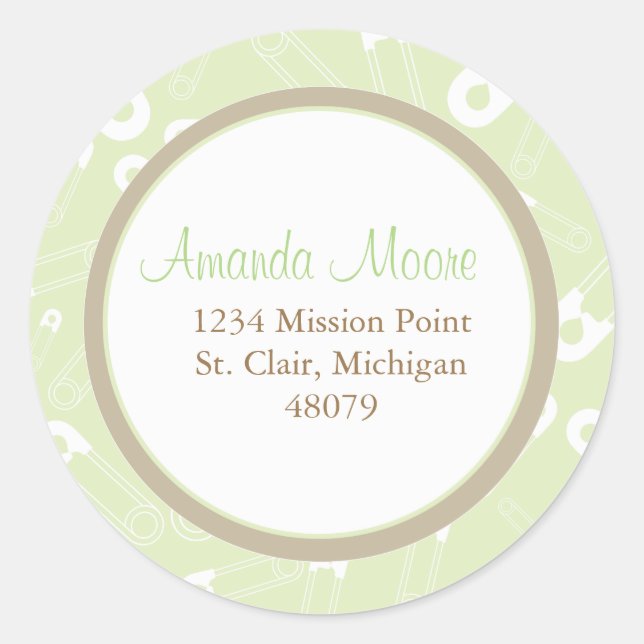 Pins de couches Favoriser Sticker ou Étiquette de  (Devant)