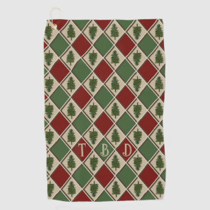 Pins et serviette de golf Arlequin
